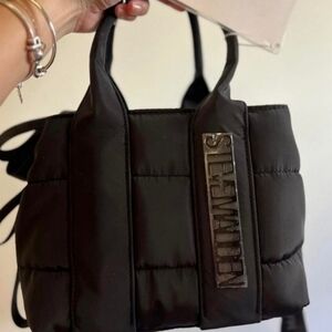 NEW Steve Madden Puffer Crossbody Handbag with Iron On Patches